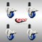 Service Caster 3 Inch 316SS Blue Poly Swivel 1-1/2 Inch Expanding Stem Caster Set Lock Brake SCC-SS316TTLEX20S314-PPUB-BLUE-112-4 - alternate 2